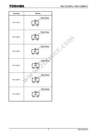 RN1106MFV(TL3 Datasheet Page 7