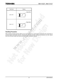 RN1111CT(TPL3) Datasheet Page 5