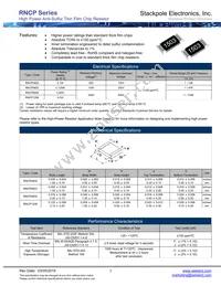 RNCP0402FTD6K65 Datasheet Cover