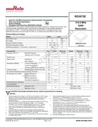 RO3073E Datasheet Cover