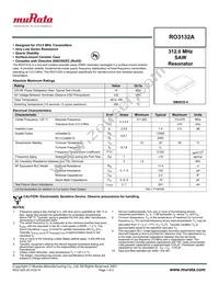 RO3132A Datasheet Cover