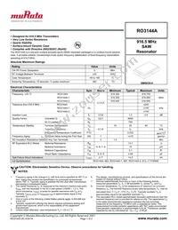 RO3144A Datasheet Cover