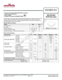 RO3156E-2 Datasheet Cover