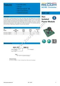 ROF-78E3.3-0.5SMD-R Datasheet Cover