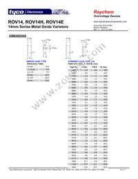 ROV14H911K-S-2 Datasheet Page 8