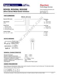 ROV20H681K-S-2 Datasheet Page 2