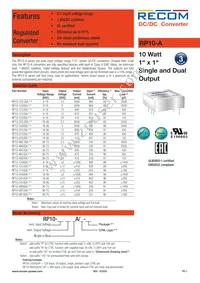 RP10-4815DA/XC-HC Datasheet Cover
