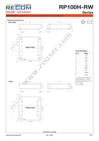 RP100H-2415SRW/P-HC Datasheet Page 15