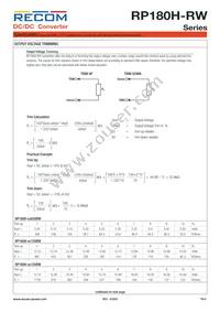RP180H-11005SRW/P-HC Datasheet Page 6