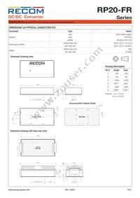 RP20-11015DFR/XC-HC Datasheet Page 8