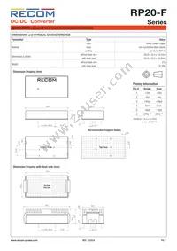 RP20-1205DF Datasheet Page 7