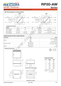 RP20-4815DAW/N-HC Datasheet Page 6