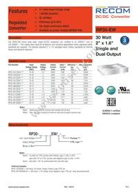 RP30-4815DEW/N-HC Datasheet Cover
