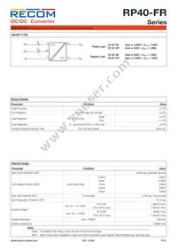 RP40-11024DFR/N-HC Datasheet Page 5