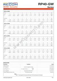 RP40-4815DGW/N-HC Datasheet Page 4