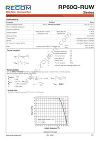 RP60Q-11024SRUW/P Datasheet Page 7