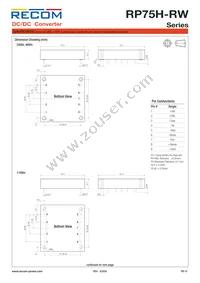 RP75H-11015SRW/P-HC Datasheet Page 15