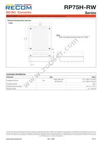 RP75H-11015SRW/P-HC Datasheet Page 16