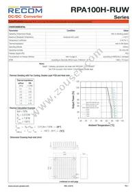 RPA100H-11048SRUW/N Datasheet Page 7