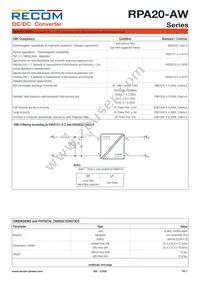 RPA20-2415DAW/P-HC Datasheet Page 7