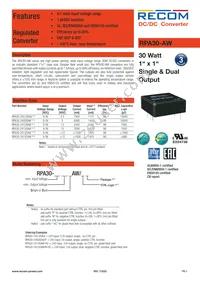 RPA30-2415DAW/P-HC Datasheet Cover