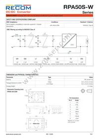 RPA50S-483.3SW/P Datasheet Page 7