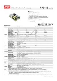 RPD-65D Datasheet Cover