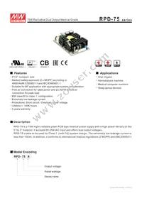 RPD-75A Datasheet Cover