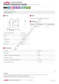 RPER71H222K2P1A03B Datasheet Cover