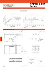 RPP20-2405DW/N Datasheet Page 4