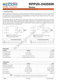 RPP20-2405SW Datasheet Page 2