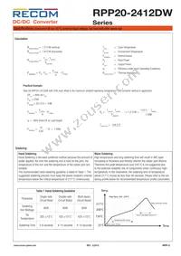 RPP20-2412DW Datasheet Page 3