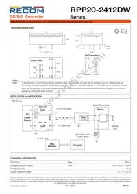 RPP20-2412DW Datasheet Page 5