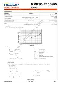 RPP30-2405SW Datasheet Page 3