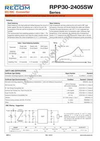 RPP30-2405SW Datasheet Page 4