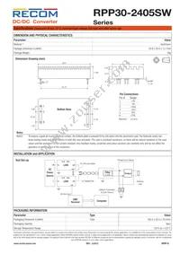 RPP30-2405SW Datasheet Page 5