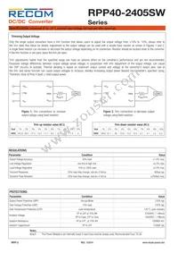 RPP40-2405SW Datasheet Page 2