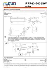 RPP40-2405SW Datasheet Page 5