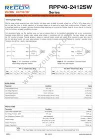 RPP40-2412SW Datasheet Page 2