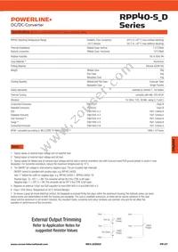 RPP40-483.3S/N Datasheet Page 3