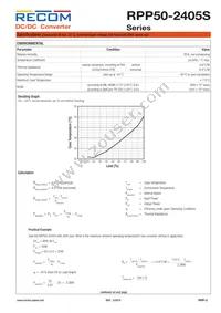 RPP50-2405S Datasheet Page 3