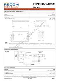 RPP50-2405S Datasheet Page 5