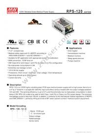 RPS-120-27-C Datasheet Cover