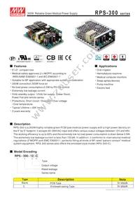 RPS-300-15 Datasheet Cover