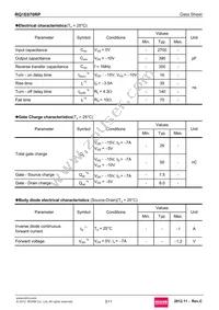 RQ1E070RPTR Datasheet Page 3