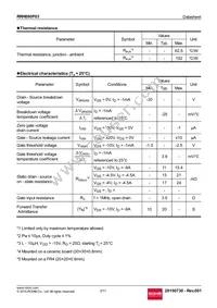 RRH090P03TB1 Datasheet Page 2