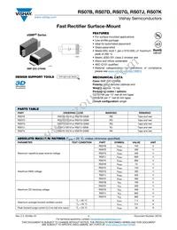 RS07G-GS18 Datasheet Cover