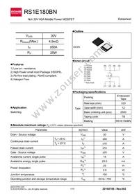 RS1E180BNTB Datasheet Cover