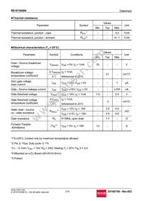 RS1E180BNTB Datasheet Page 2
