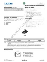 RS1JDFQ-13 Datasheet Cover